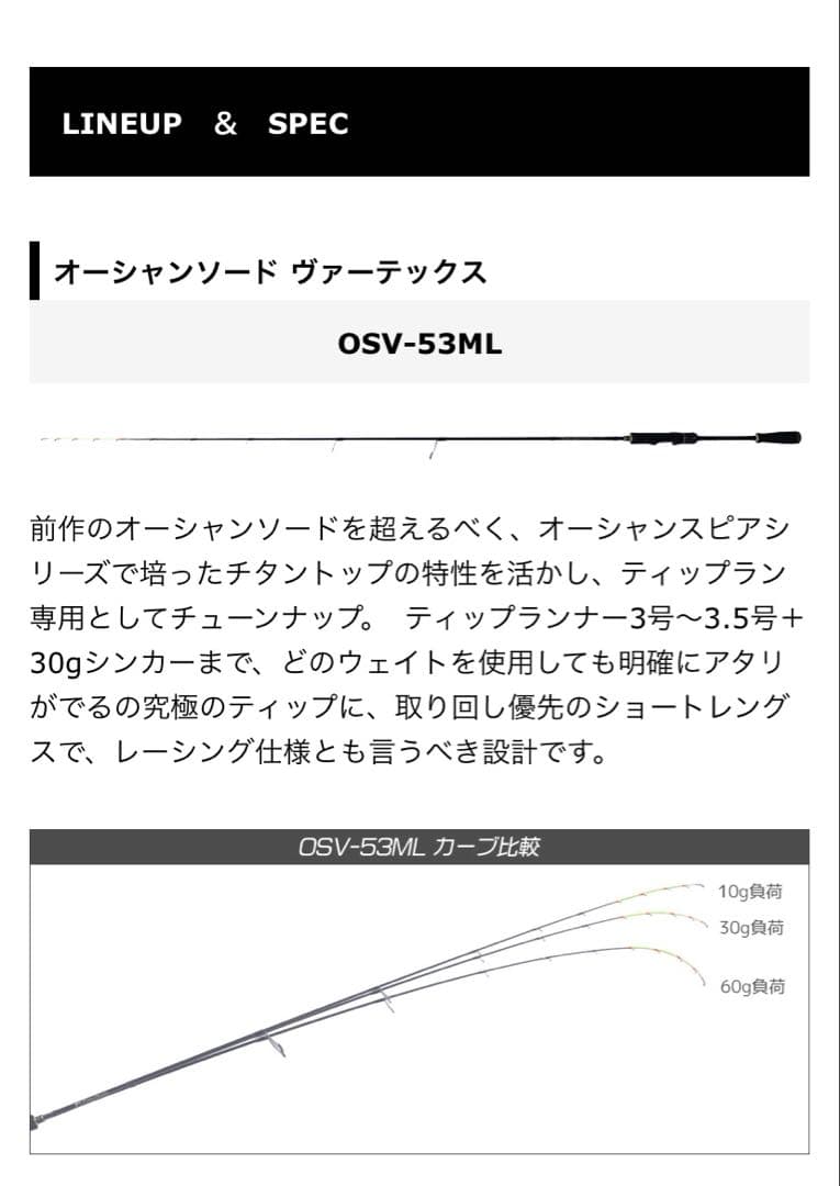 CrazyOceanオーシャンソード ヴァーテックス OSV-53ML