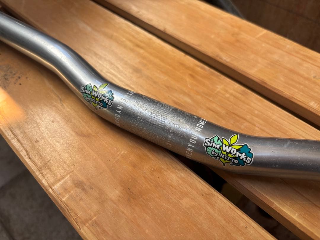 Sim works by Nitto mowmowbar 25.4 ライザーバー