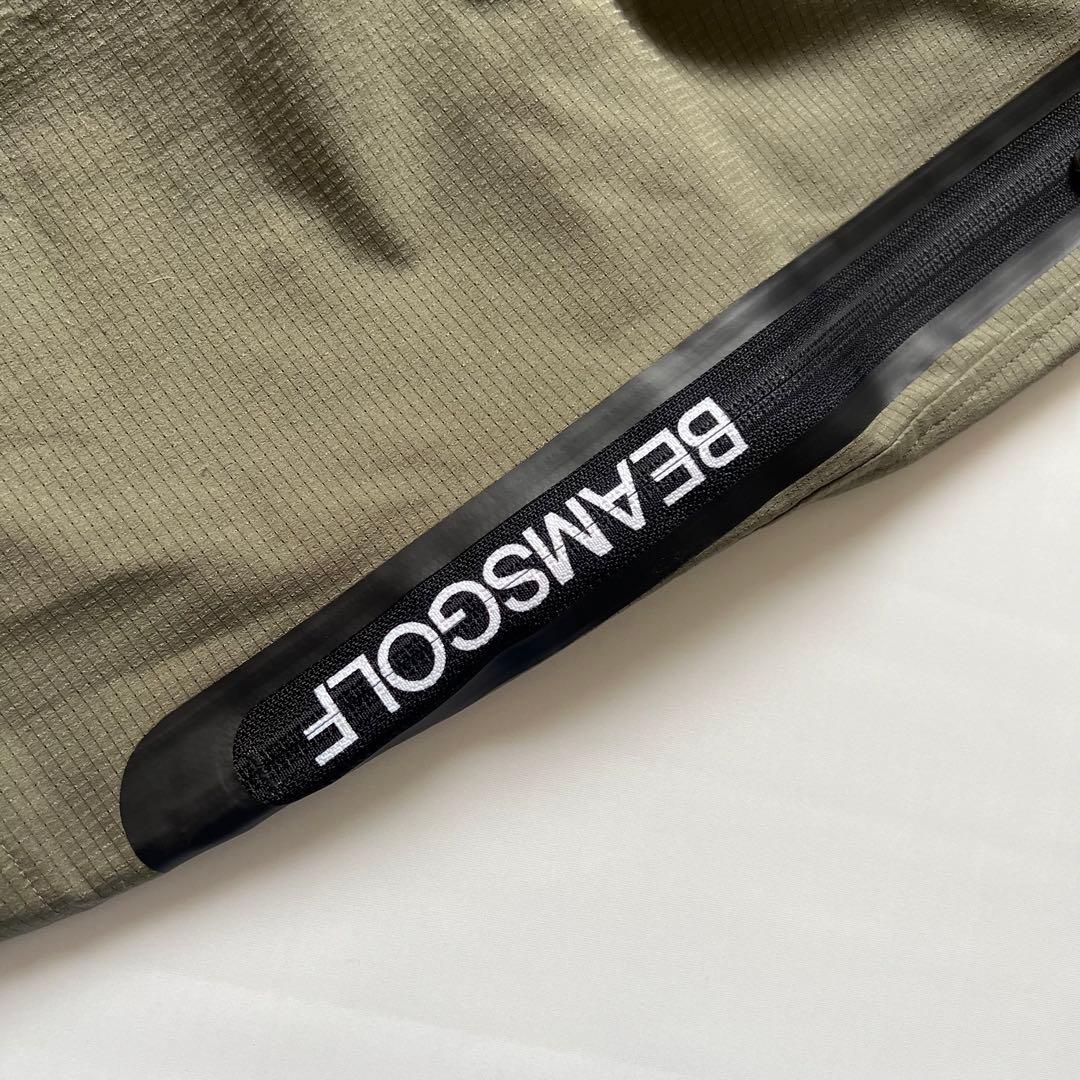 BEAMS GOLF ビームスゴルフ　ハーフパンツ　ロゴ　カーキ　メンズ　S
