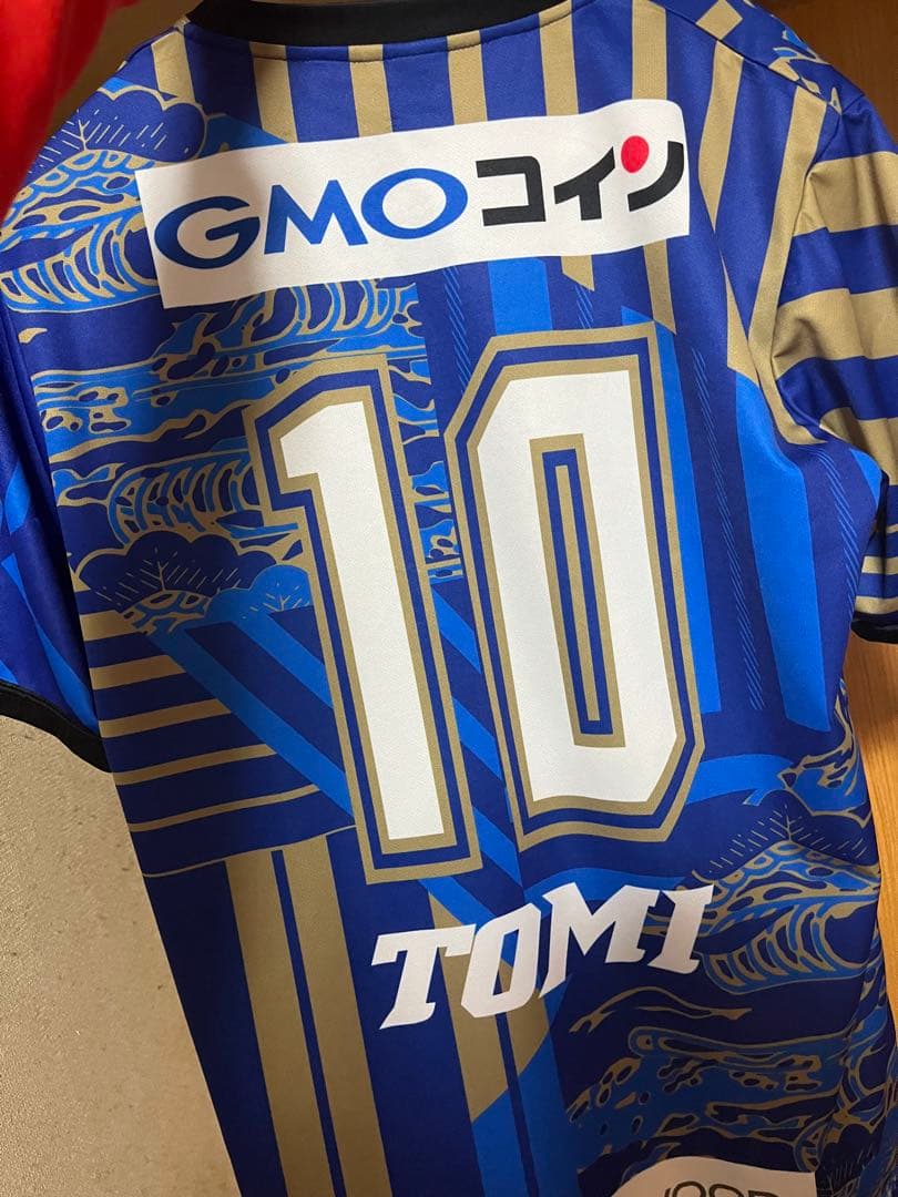 FC琉球　冨安悠　オーセンティックユニフォームサードユニフォーム