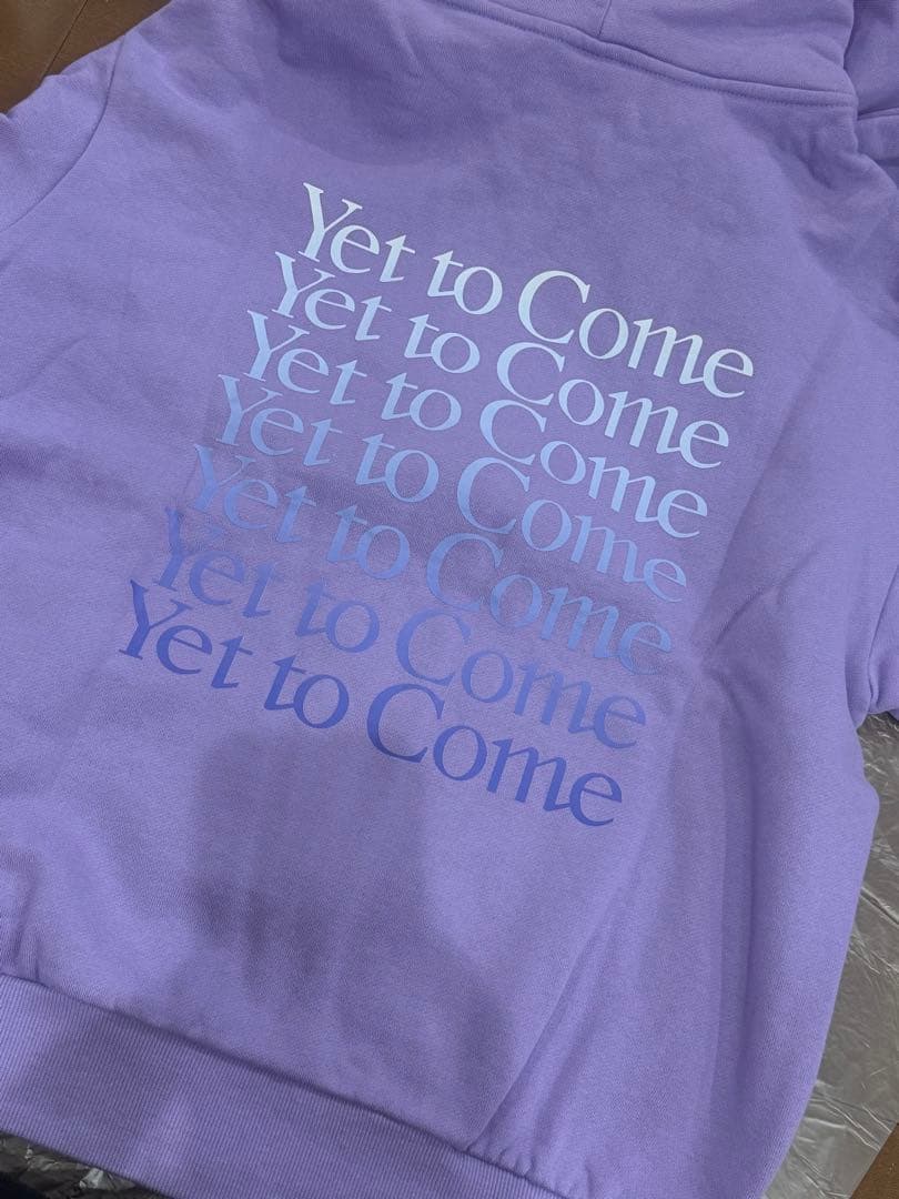 BTS 釜山コン Yet to Come ラベンダー ジップアップパーカー　L