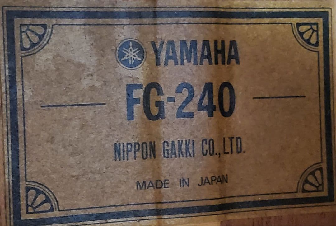 YAMAHA FG-240 グリーンラベル アコースティックギター
