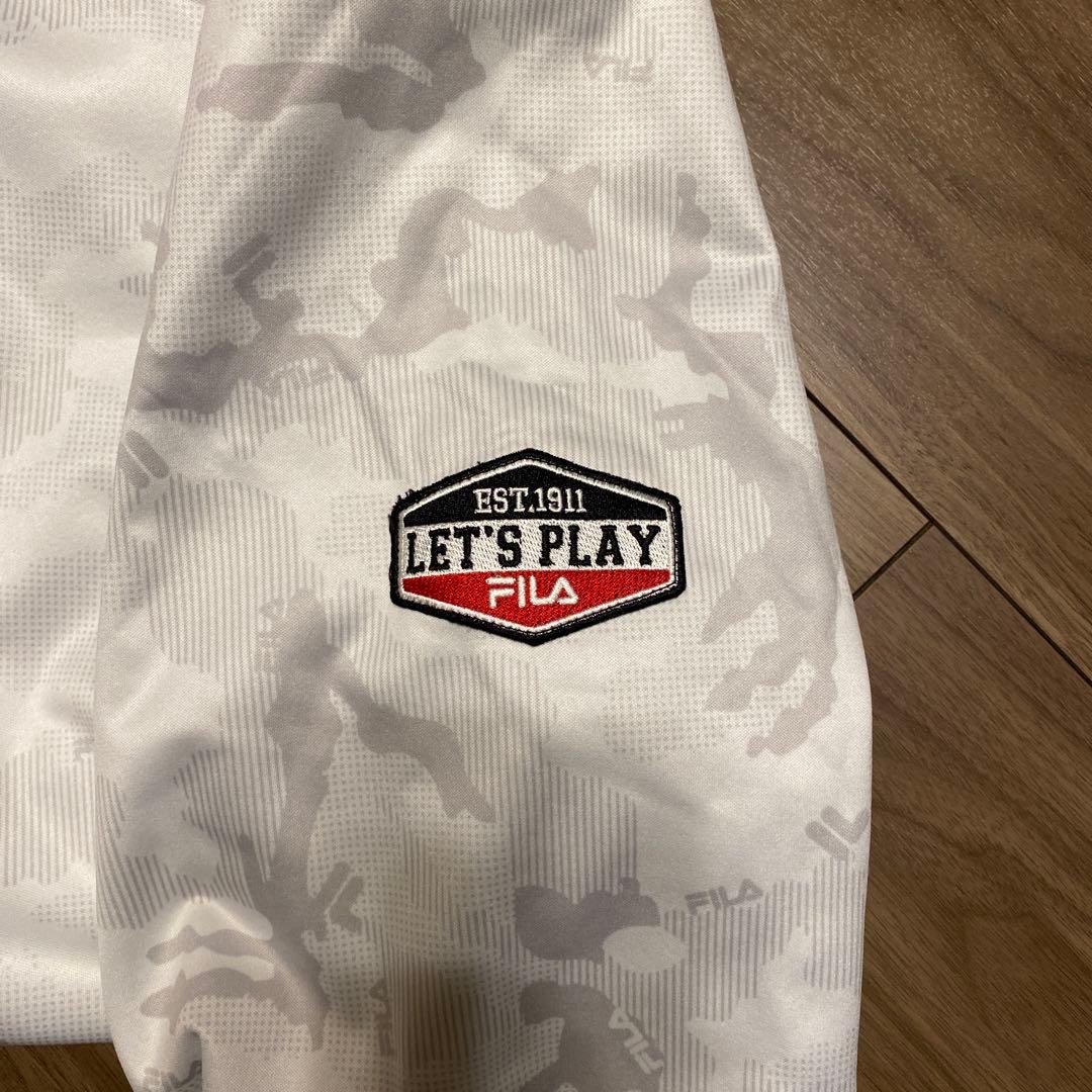 FILA カモフラージュジャケット 白 Lサイズ