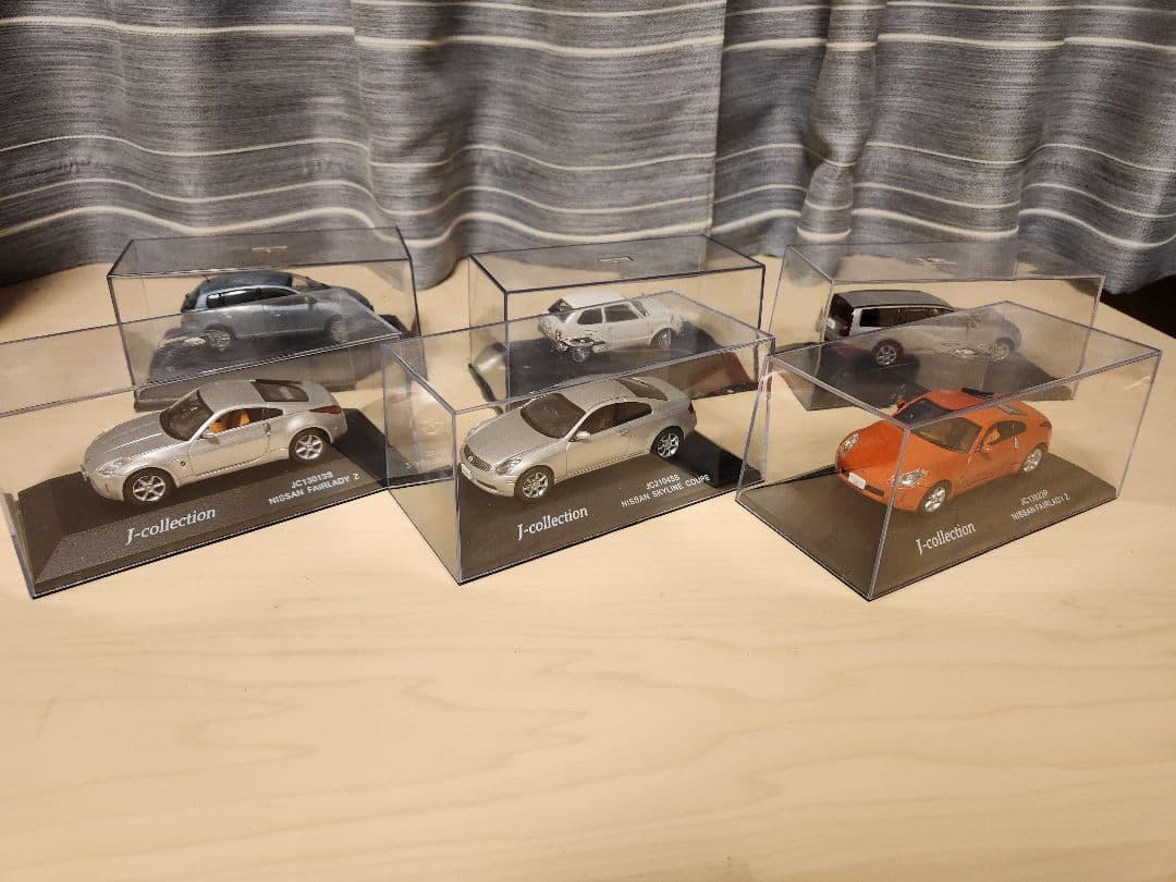 1/43スケールミニカー６台セット　J-Collection　京商 EBBRO