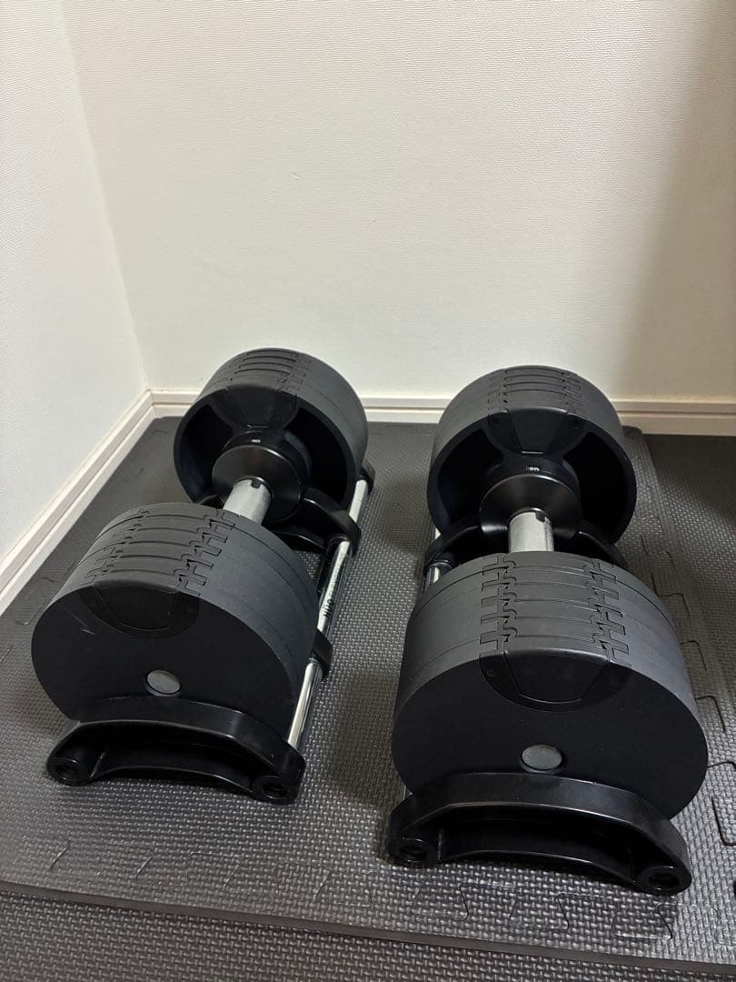 【直接引き取り限定】可変式フレックスベル20キロ&トレーニングベンチセット