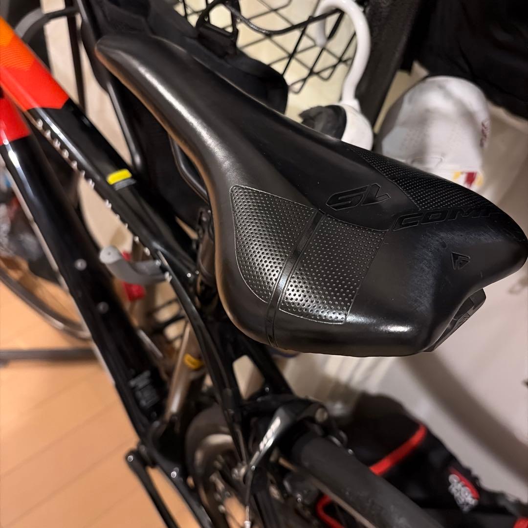 【激安】MERIDAメリダロードバイクフレーム105リムブレーキオレンジブラック