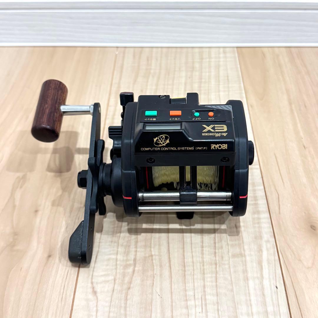【美品】RYOBI リョービ　AD棚CHECKER EX103 リール　海釣り