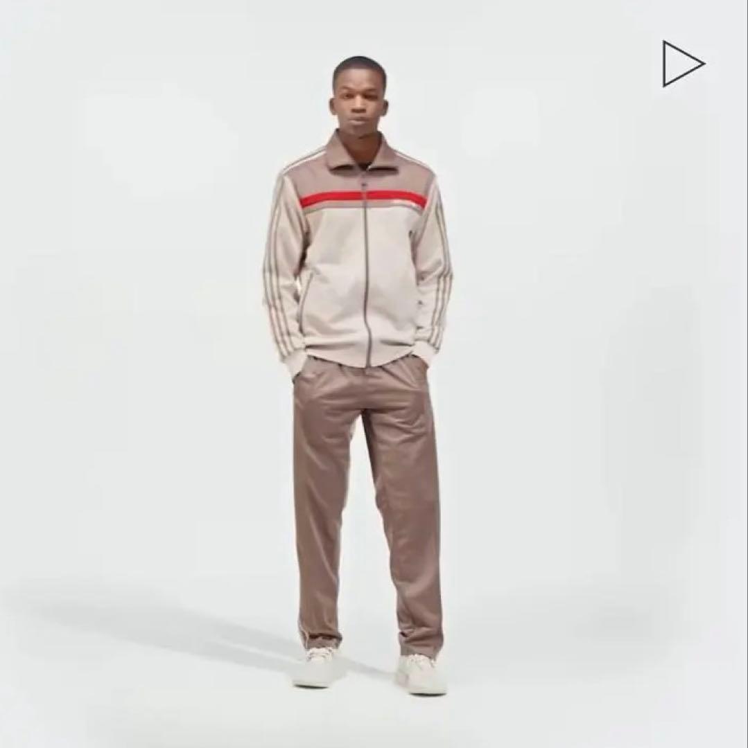 【美品】adidas トラックパンツ ブラウン メンズ XS