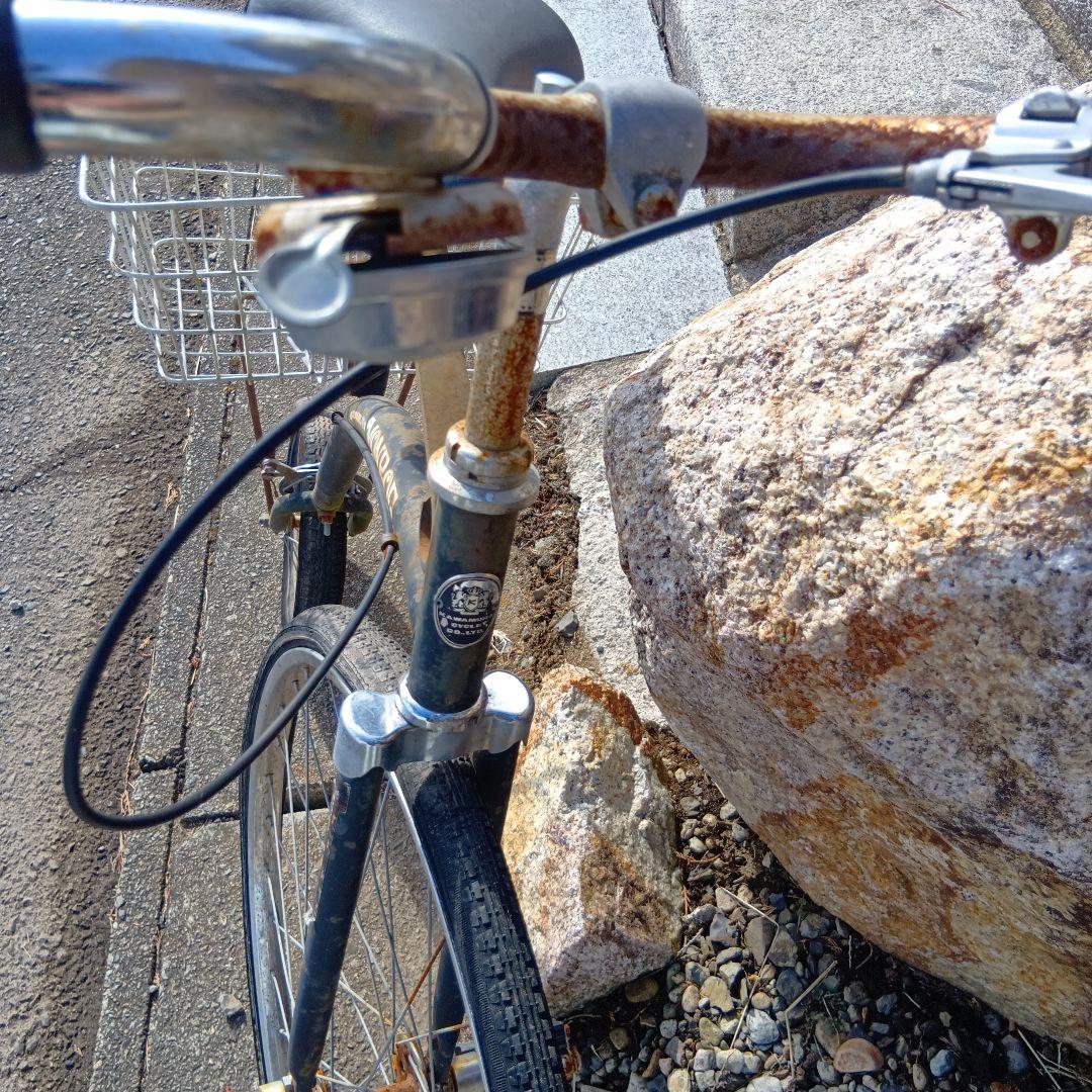 希少　昭和レトロ　だるま自電車　川村自転車