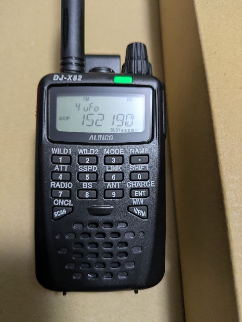 ALINCO DJ-X82 受信改造済 広帯域受信機 ワイドバンドレシーバ