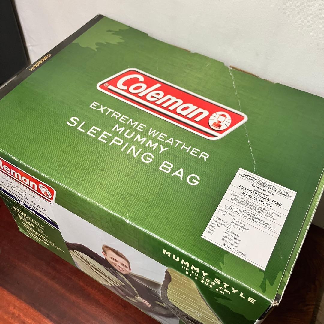 未使用　Coleman 寝袋　sleeping bag Mummy Style