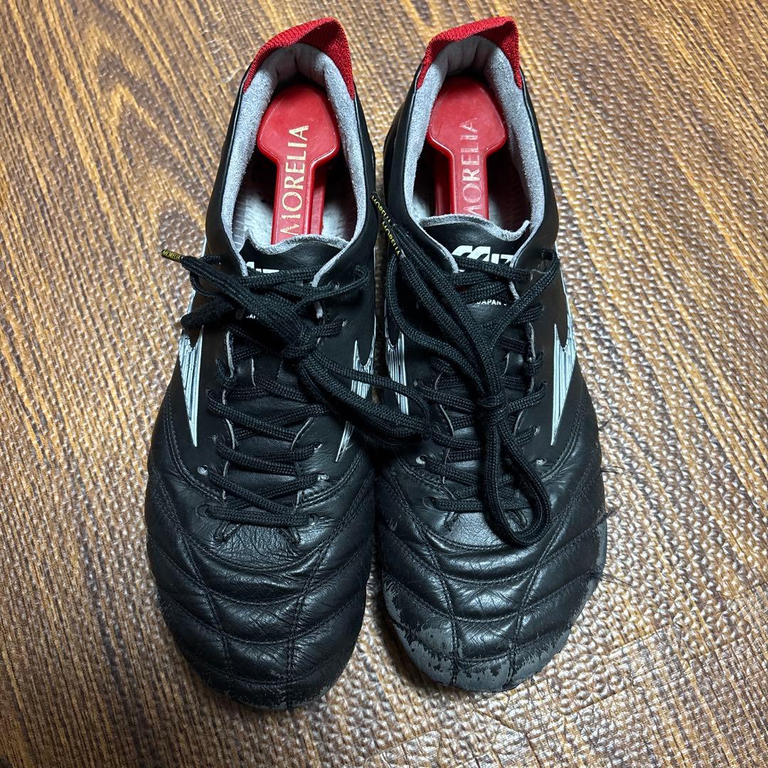 モレリアネオ4黒26.5 サッカースパイク　ミズノ