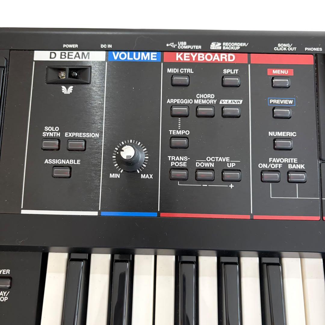 Roland JUNO-Gi 61鍵 シンセサイザー ケース　ペダル スタンド