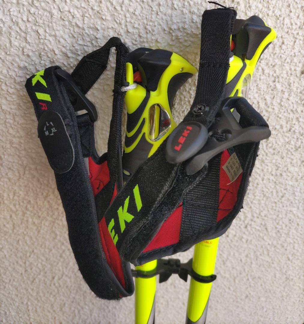 未使用保管品 LEKI WORLD CUP ポールストラップ付属 117cm