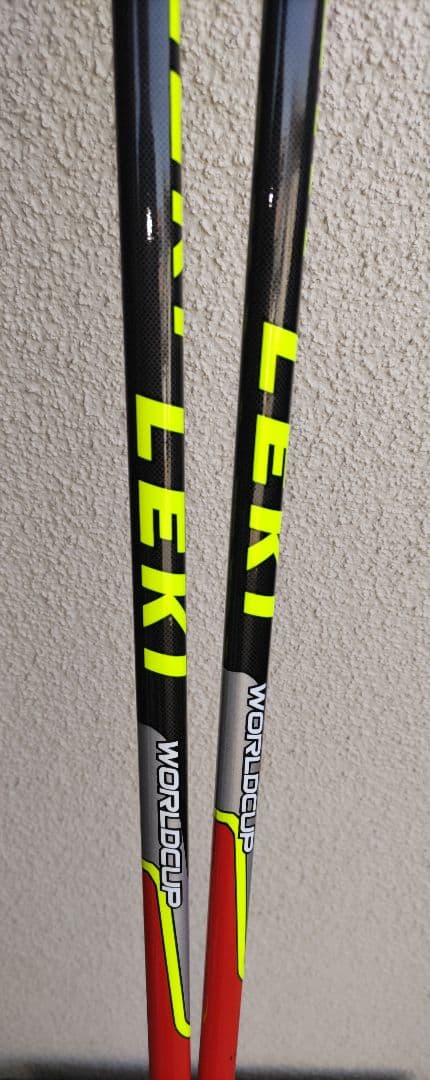 未使用保管品 LEKI WORLD CUP ポールストラップ付属 117cm