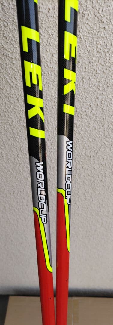 未使用保管品 LEKI WORLD CUP ポールストラップ付属 117cm