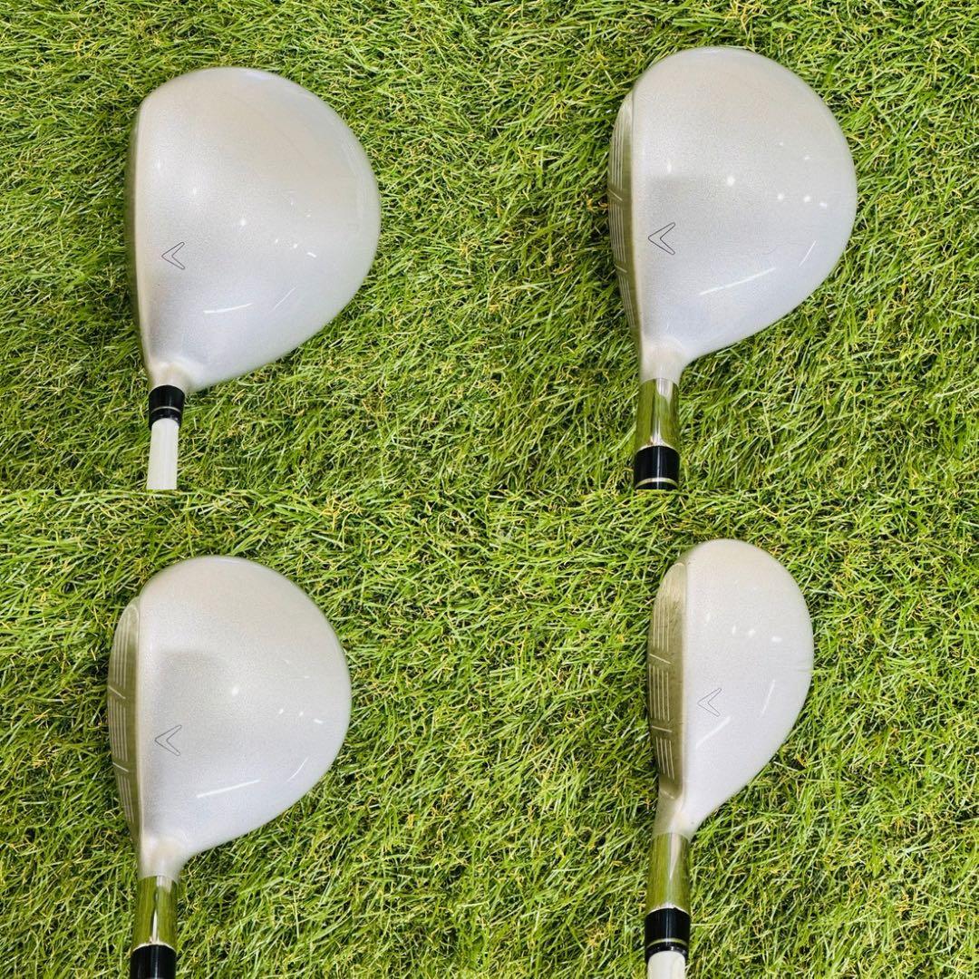 【女性用】Callaway filly レディース ウッド 4本セット（A）