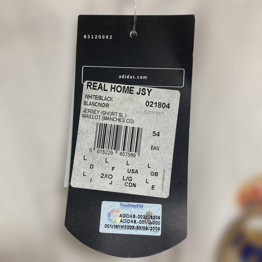 超激レアadidas× Real Madrid 2003/04ホームユニフォーム