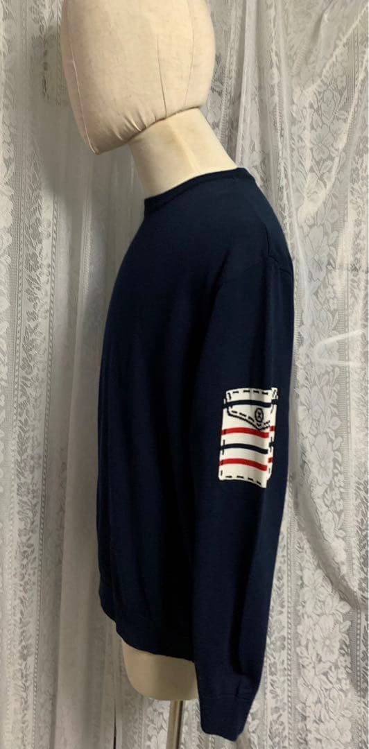 CASTELBAJAC GOLF 長袖　ニット　セーター　刺繍デカロゴ　サイズ5