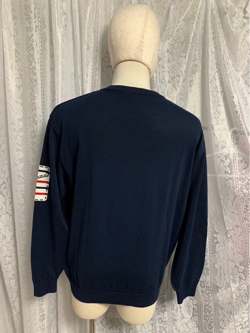 CASTELBAJAC GOLF 長袖　ニット　セーター　刺繍デカロゴ　サイズ5