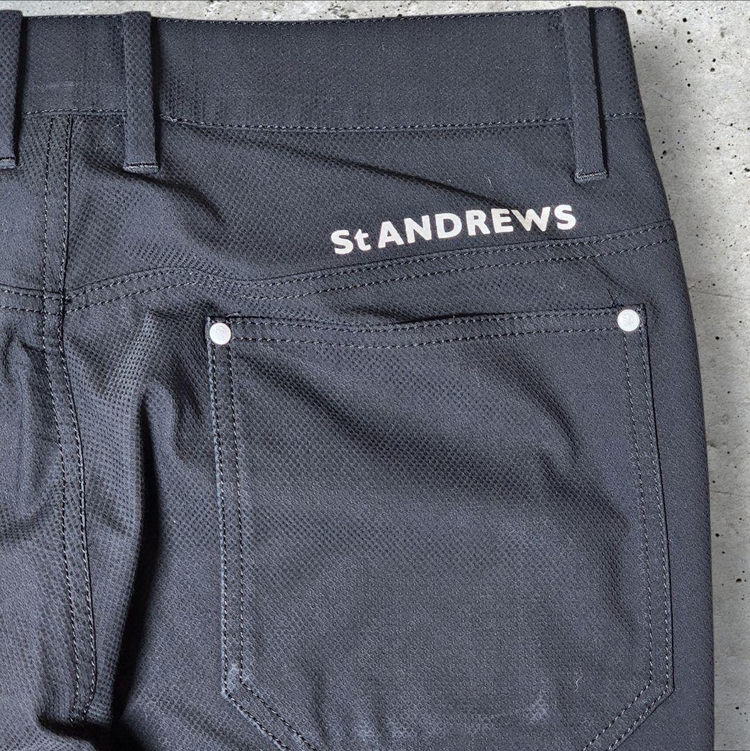 【美品】セントアンドリュース　ゴルフパンツ ブラック　Mサイズ