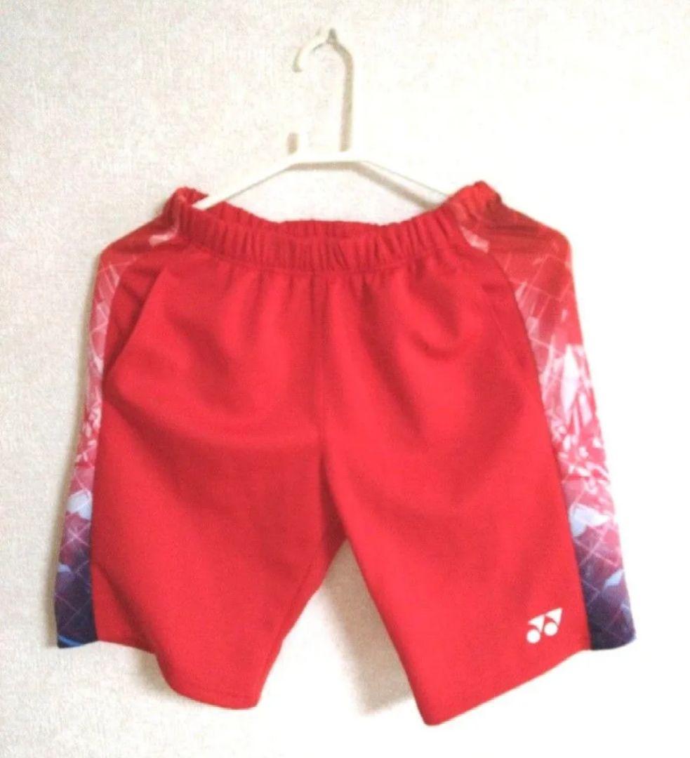 YONEX ヨネックス レッドハーフパンツ