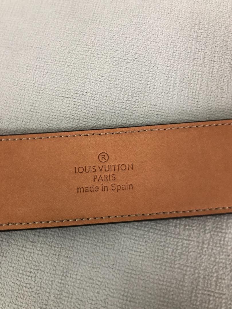 eur90　革帯　皮帯　メタルLVロゴ　バンド　ブラック　ベルト　メンズ