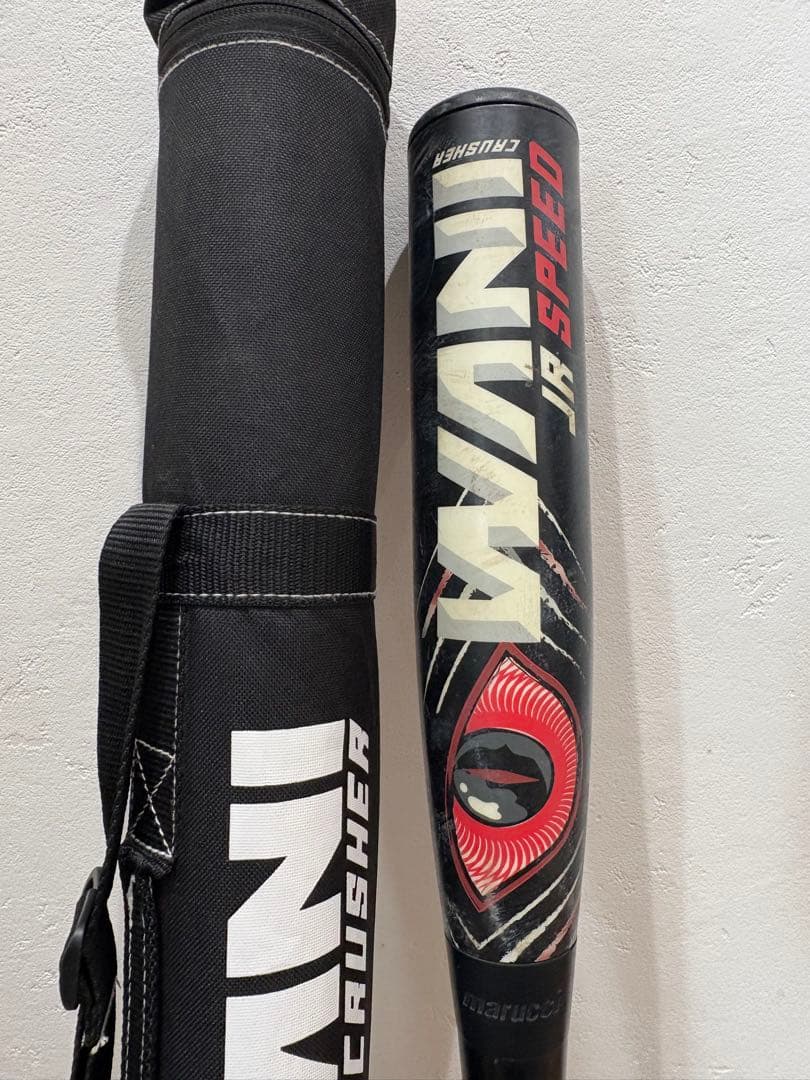 marucci ワニクラッシャー【赤ワニ】軟式バット 80cm ケース付き