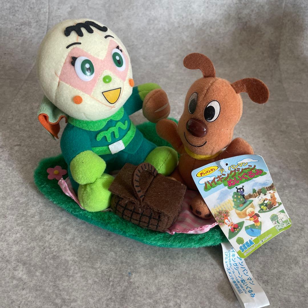 希少レア　アンパンマンぬいぐるみ 非売品セガ　平成レトロドキンちゃんメロンパンナ