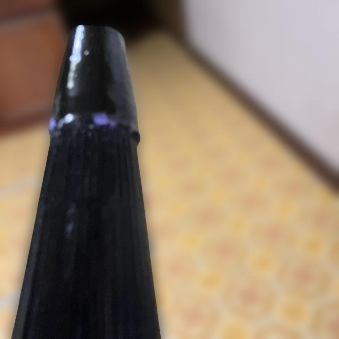 紫色 舞踊傘 多色装飾