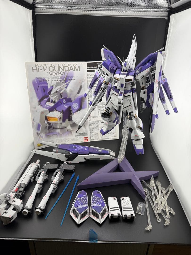 Hi-νガンダムMG ver.ka HWS装備　ガンプラ