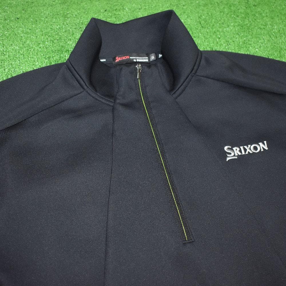 SRIXON/スリクソン ゴルフ ハーフジップジャケット【ブラック/LL】美品！