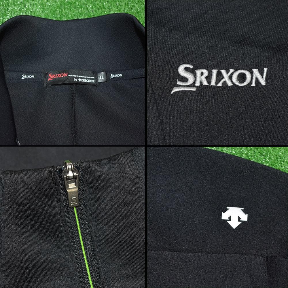 SRIXON/スリクソン ゴルフ ハーフジップジャケット【ブラック/LL】美品！
