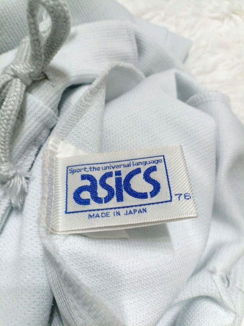 70s 80s asics ジャージ タイガー セットアップ ライトグレー M