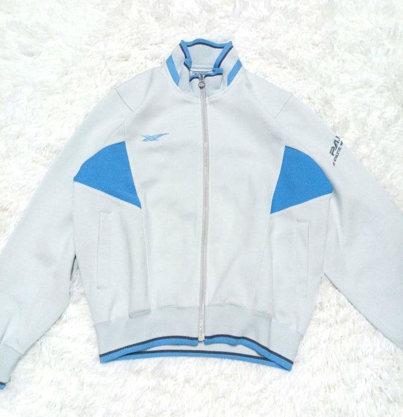 70s 80s asics ジャージ タイガー セットアップ ライトグレー M