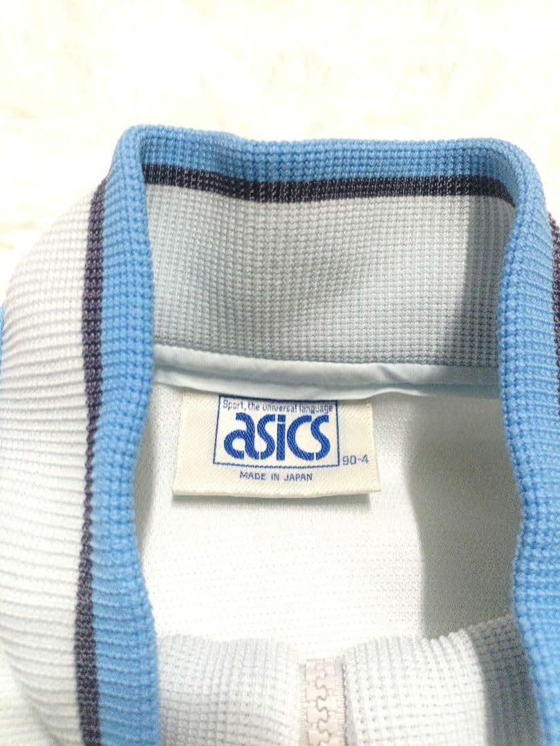 70s 80s asics ジャージ タイガー セットアップ ライトグレー M