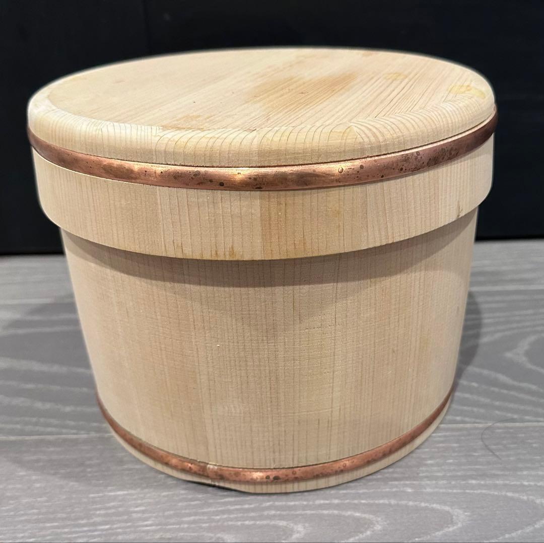 AKOMEYA 木曽さわら おひつ　5合 直径21cm 高さ16.2cm