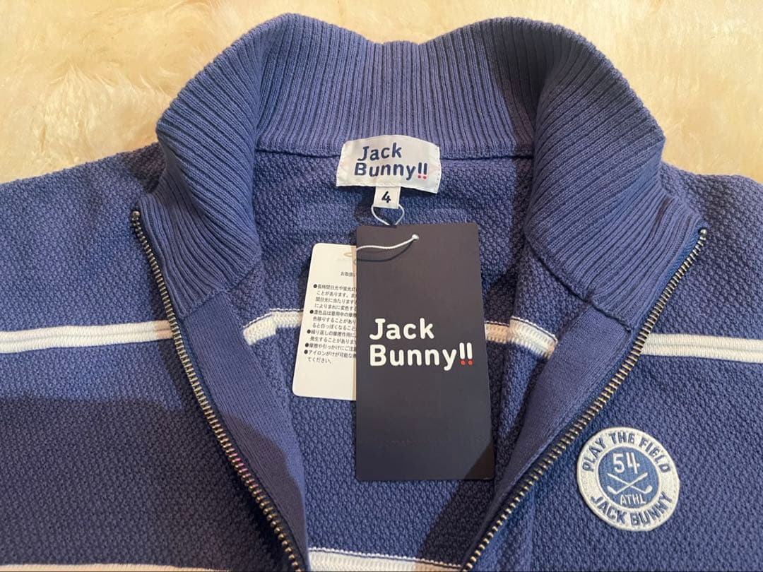 Jack Bunny! ストライプ ジャケット ネイビー