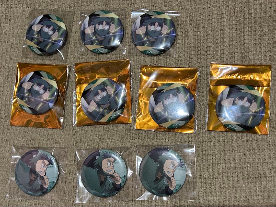 忍たま乱太郎 七松小平太 缶バッジ10個セット