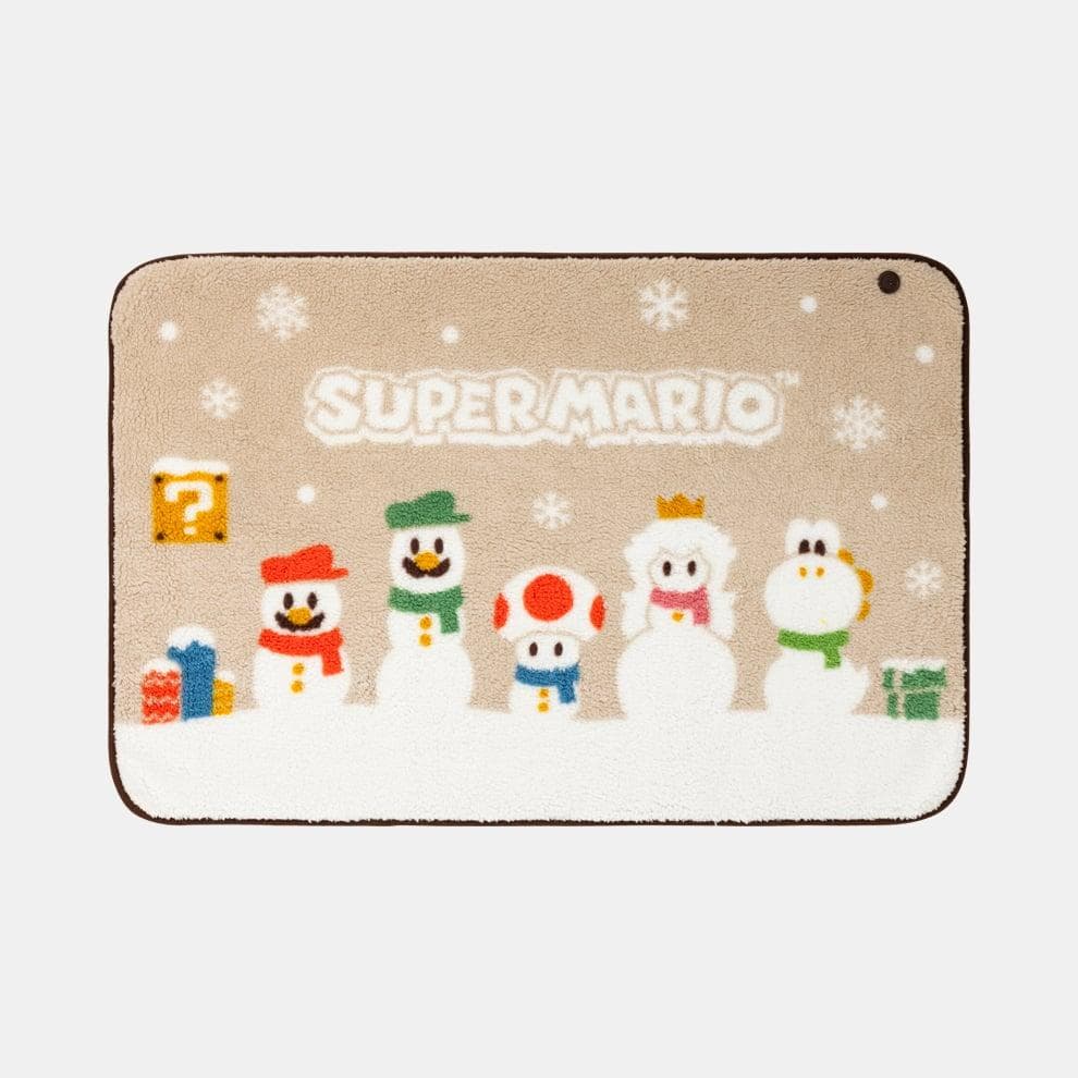 クッションブランケット　スーパーマリオウィンターコレクション　Nintendo
