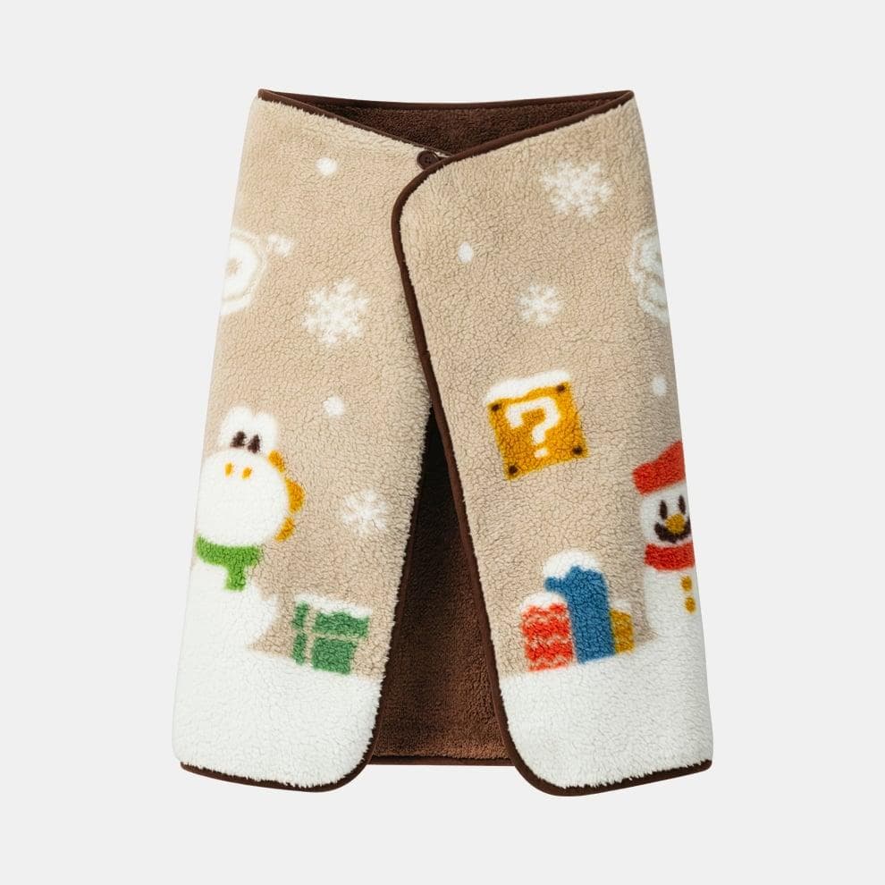 クッションブランケット　スーパーマリオウィンターコレクション　Nintendo