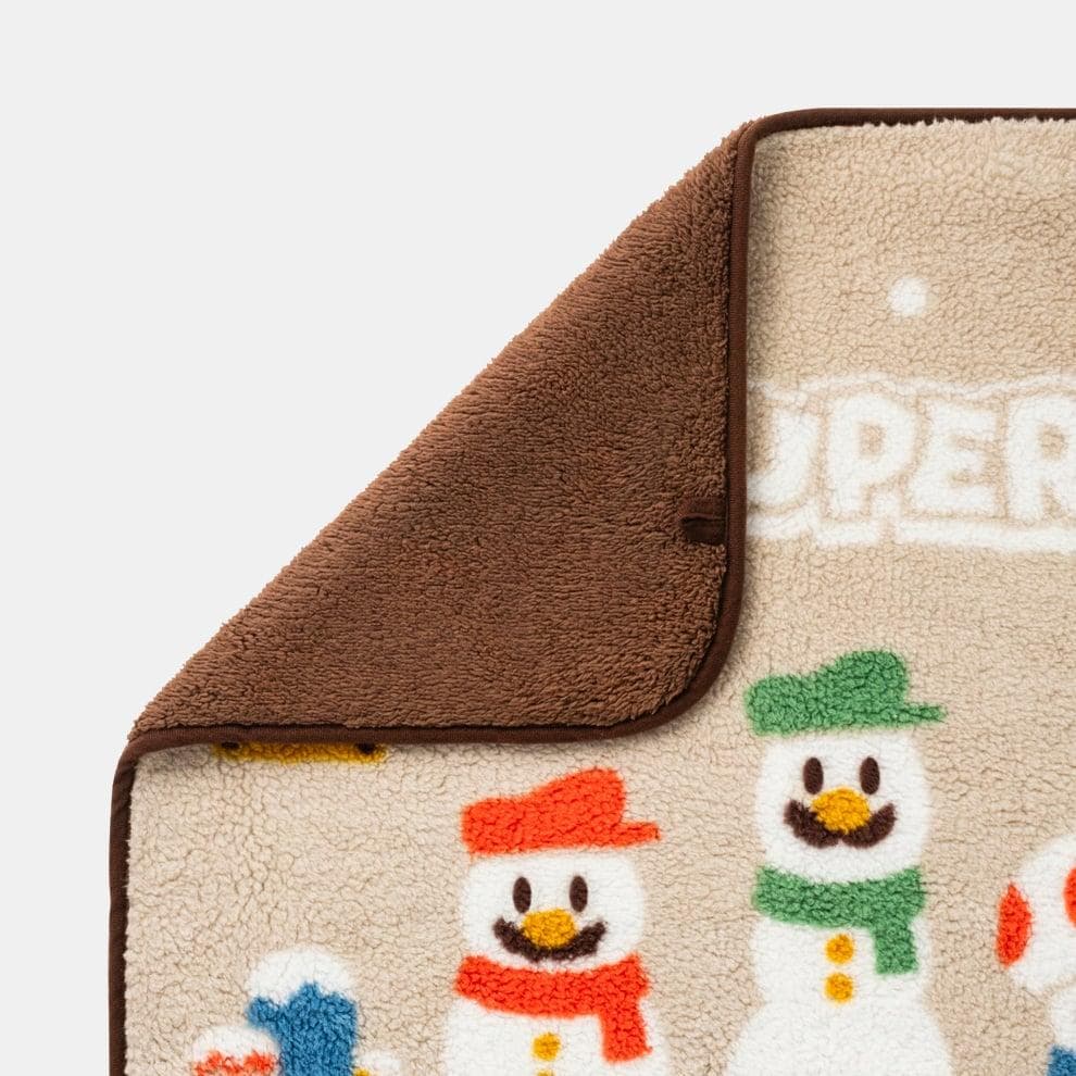 クッションブランケット　スーパーマリオウィンターコレクション　Nintendo