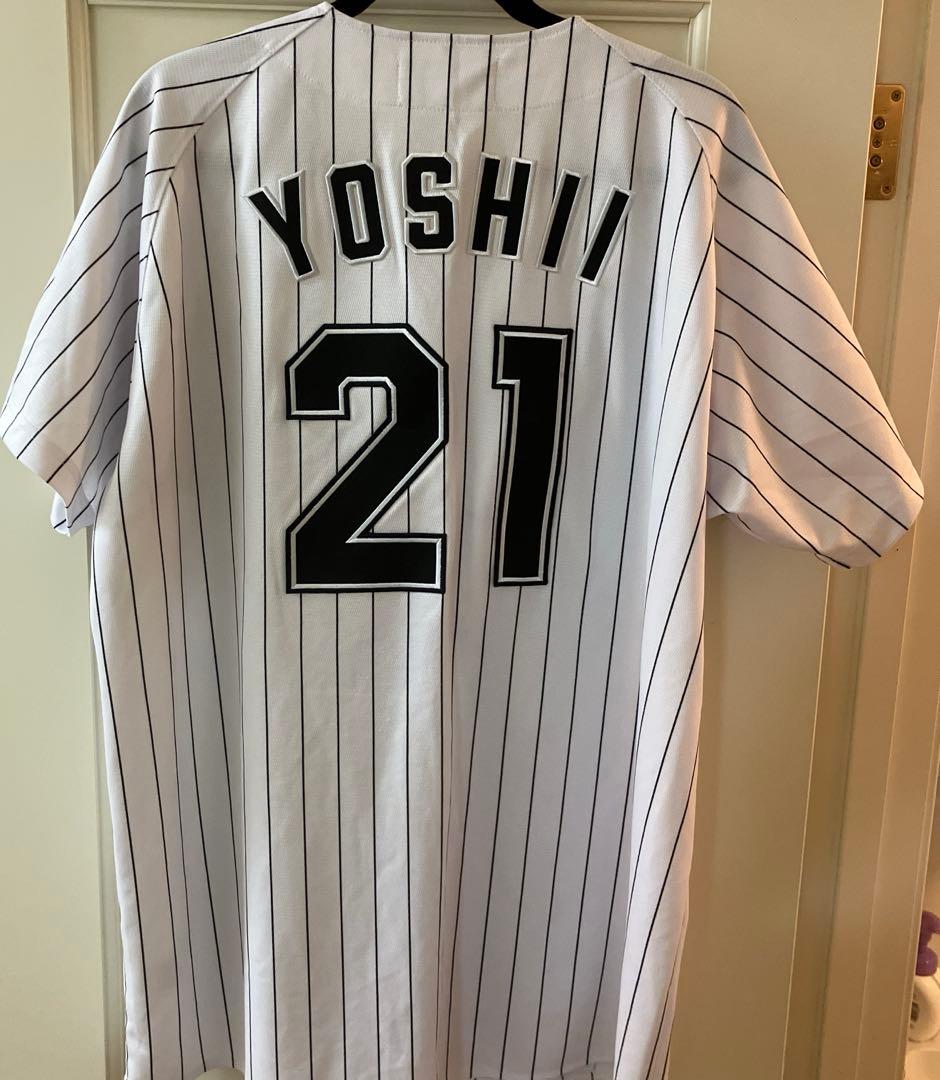 千葉ロッテマリーンズ　ホームユニフォーム　21吉井