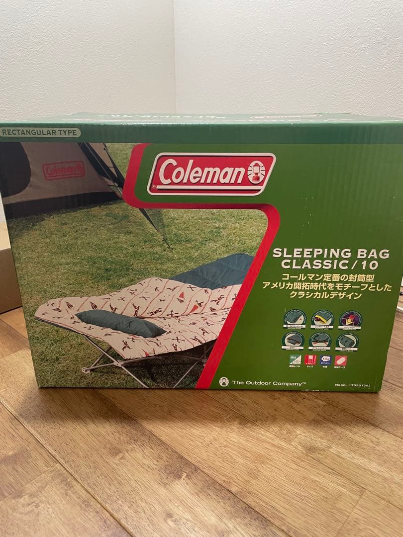 新品未使用品Coleman スリーピングバッグ クラシック/10 寝袋　シェラフ