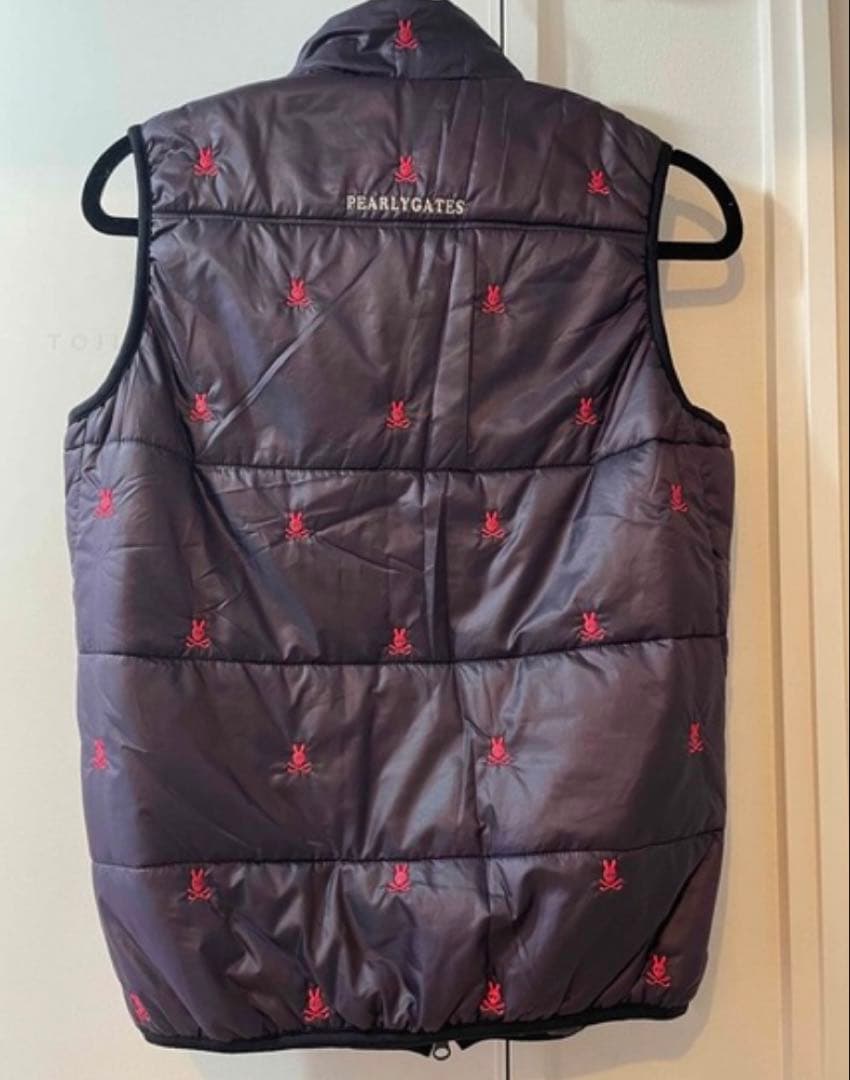 ★美品★パーリーゲイツ ダウンベスト　パープル　サイズ1