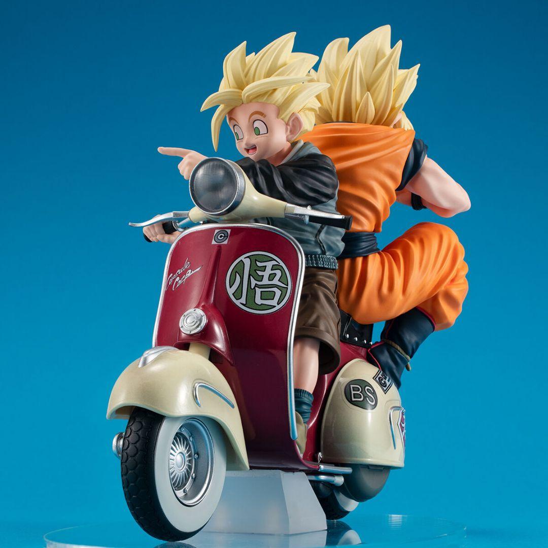 デスクトップリアルマッコイEX ドラゴンボールZ孫悟空＆孫悟飯＆バイク