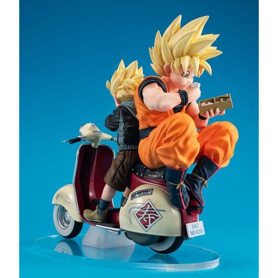 デスクトップリアルマッコイEX ドラゴンボールZ孫悟空＆孫悟飯＆バイク