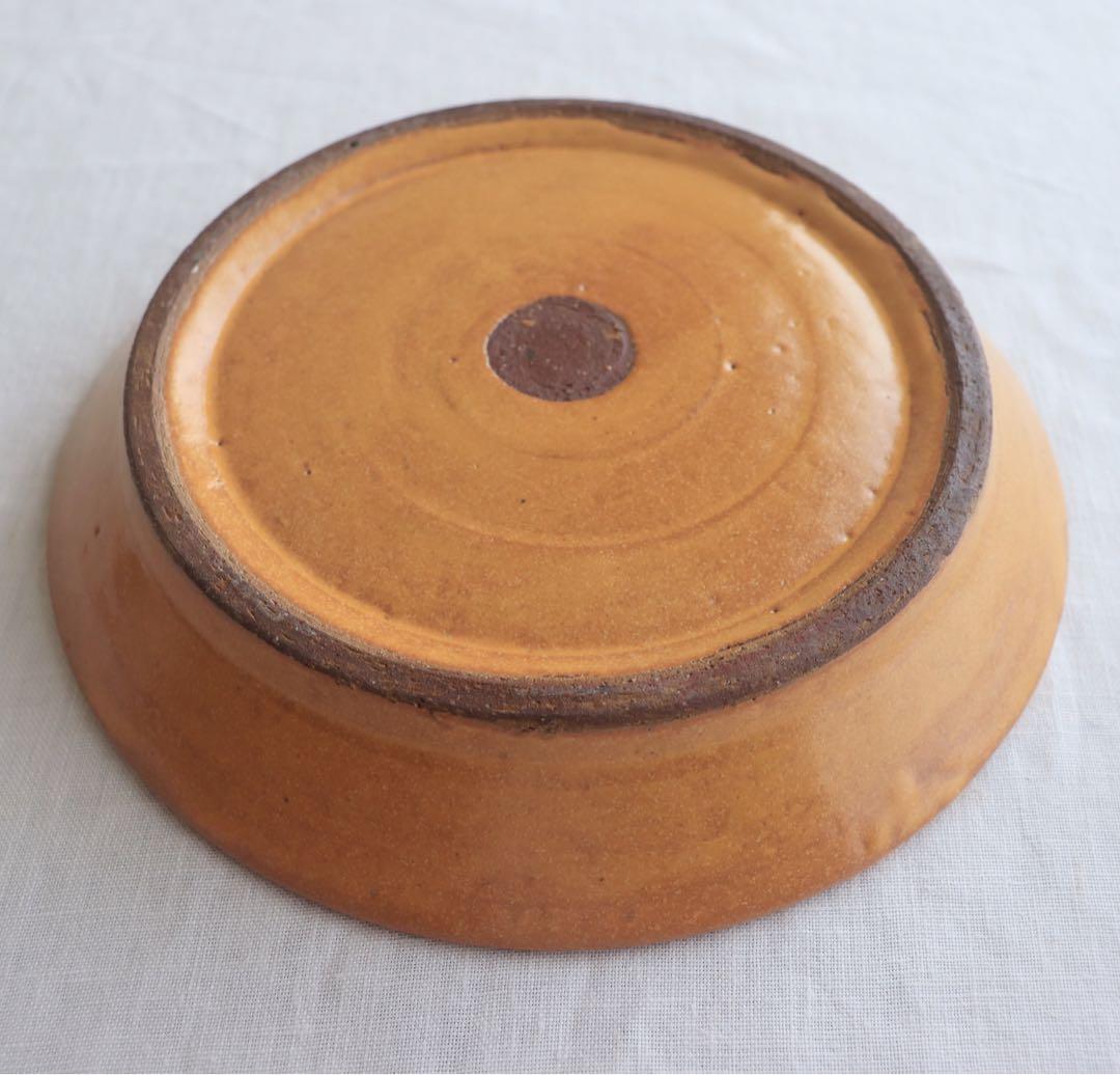 ☆新品未使用　小澤基晴　リム　深皿　カレー皿　イエロー