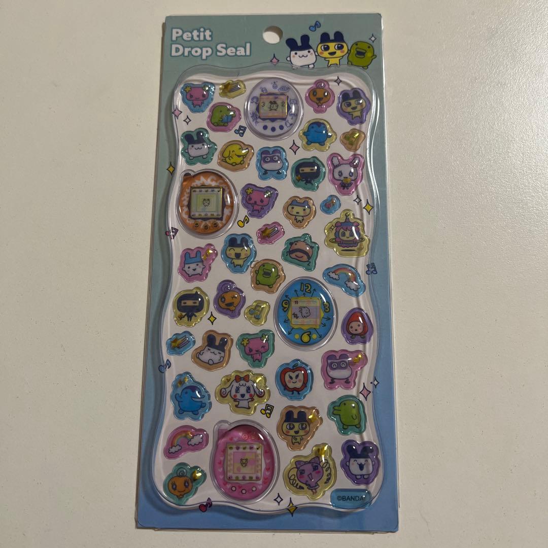 【正規品】プチドロップステッカー　ディズニー　マリーちゃんたまごっち等6枚セット