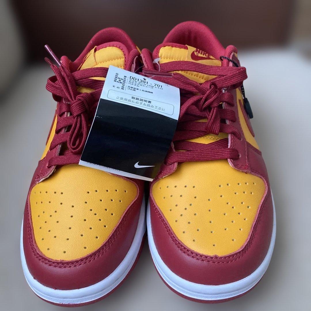 Nike Dunk Low 赤/黄 スニーカー